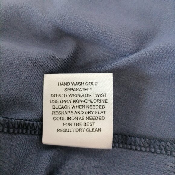 NWT Vintage Pink Rose Womens Blue Bell Sleeve Boho Tunic Mini Dress Size Large - Picture 7 of 7